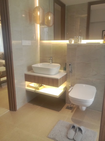 Bathroom in 4 BHK Apartment at Godrej Vrikshya, Sector 103 – for Sale