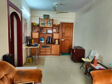 Living Room in 1 BHK Apartment at Evening Glory, Chandivali – for Rent