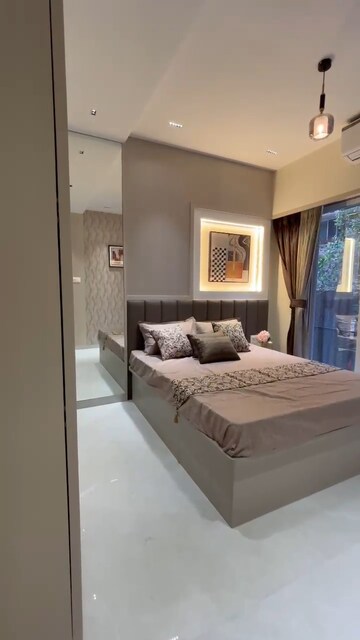 Bedroom in 1 BHK Apartment at Empire Vrindavan, Borivali East – for Sale