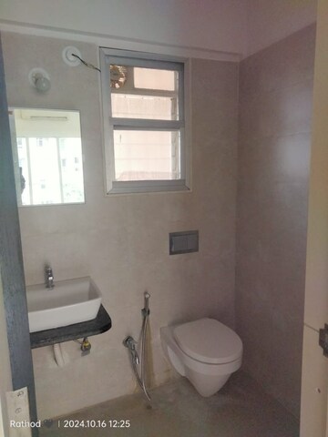 Bathroom in 1 BHK Apartment at Vijay Galaxy, Waghbil – for Rent