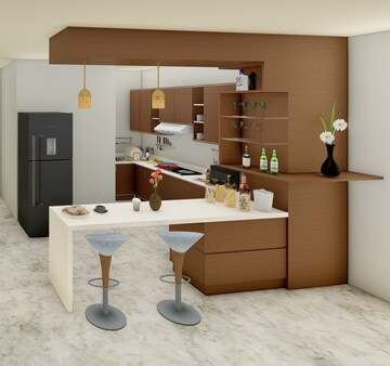 Kitchen in 3 BHK Apartment at Malviya Nagar – for Sale