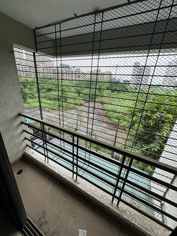 Balcony in 1 BHK Apartment at Sai Satyam Residency Kalyan West, Kalyan West – for Sale