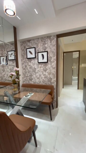 Living Room in 2 BHK Apartment at Empire Vrindavan, Borivali East – for Sale