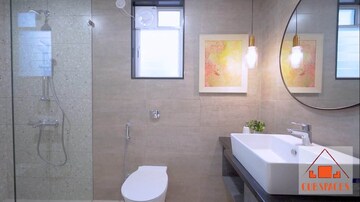 Bathroom in 3 BHK Apartment at Gandharv The High Gates, Hadapsar – for Sale