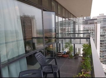 Balcony in 3 BHK Apartment at Ireo The Grand Arch, Sector 58 – for Rent