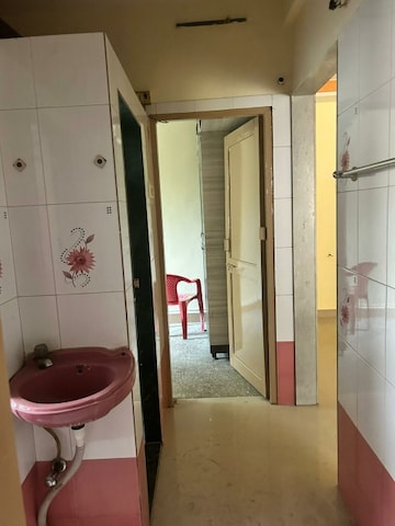 Building Lobby in 1 BHK Apartment at Thane West – for Rent