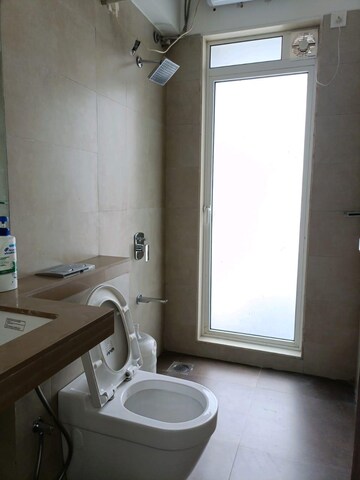 Bathroom in 2 BHK Apartment at Piramal Vaikunth Vairat, Balkum Pada – for Rent