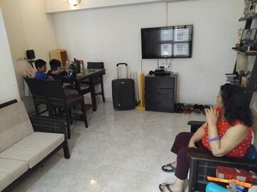 Living Room in 2 BHK Apartment at Lodha Amara, Kolshet Road – for Rent