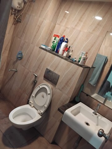 Bathroom in 2 BHK Apartment at Lodha Amara, Kolshet Road – for Rent