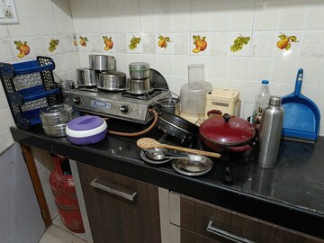 Kitchen in 1 BHK Apartment at Nikita CHS, Ghansoli – for Sale