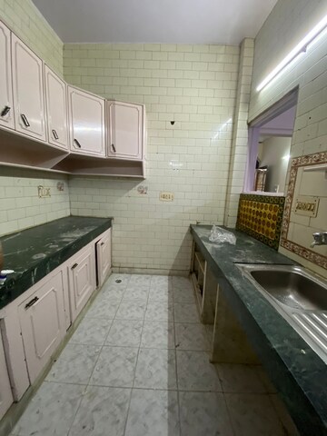 Kitchen in 2 BHK Builder Floor at Paschim Vihar – for Rent
