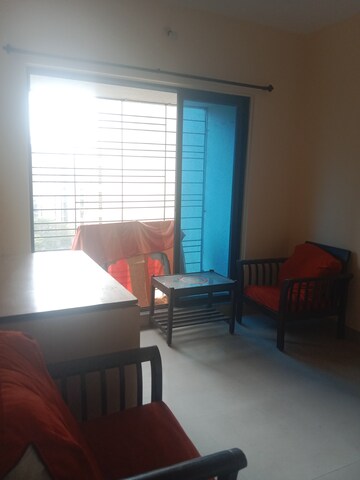 Living Room in 1 BHK Apartment at Runwal Pearl, Manpada – for Rent