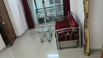 Living Room in 2 BHK Apartment at Fairmont Palazo, Santacruz East – for Rent