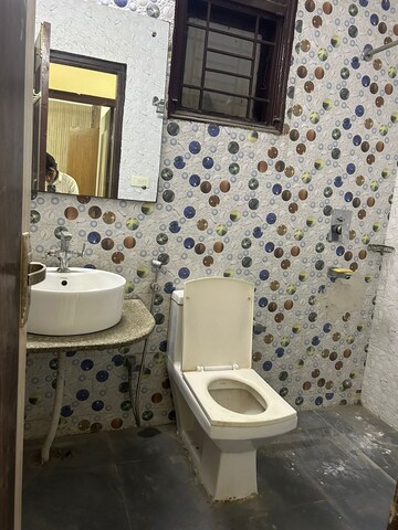 Bathroom in 2 BHK Builder Floor at Sushant Lok Iii – for Rent