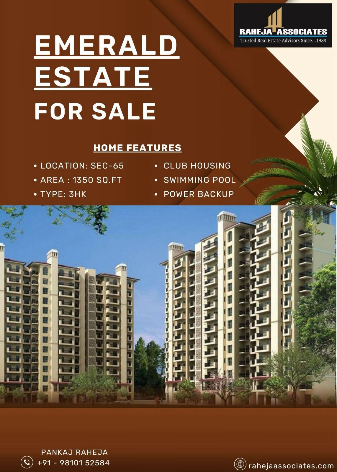 2 BHK Apartment For Sale in OP Floridaa