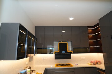 Kitchen in 4 BHK Villa at Adarsh Wisteria Phase 1, Chikkagubbi Village – for Rent