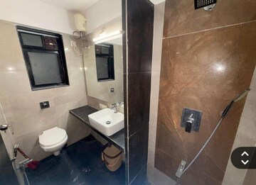Bathroom in 3 BHK Apartment at Hubtown Hill Crest, Andheri East – for Rent