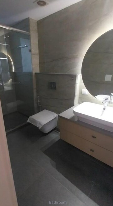 Bathroom in 3 BHK Builder Floor at Nehru Enclave – for Rent