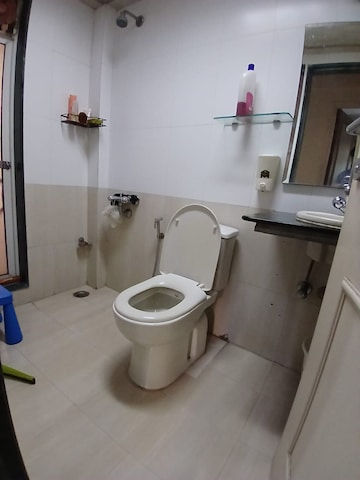 Bathroom in 2 BHK Apartment at Hiranandani Estate Riviera, Ghodbunder Road – for Rent