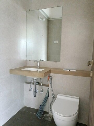 Bathroom in 1 BHK Apartment at UK Luxecity, Kandivali East – for Rent