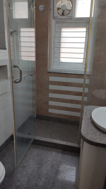 Bathroom in 3 BHK Builder Floor at Green Park Extension – for Rent