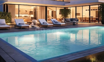 Swimming Pool in 2 BHK Apartment at Kumar Magna City, Manjri Budruk – for Sale