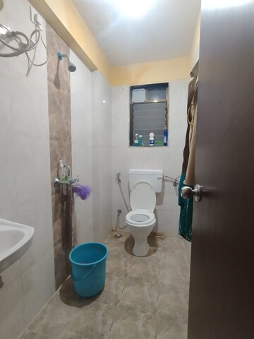 Bathroom in 1 BHK Apartment at K M Horizon Palms 2, Owale – for Rent