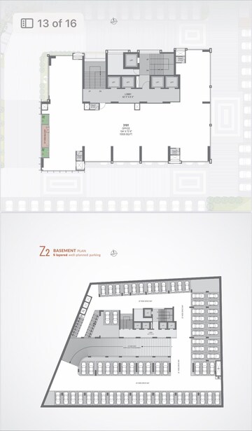 Floor Plan in  Office Space in IT/SEZ at Hebatpur – for Sale