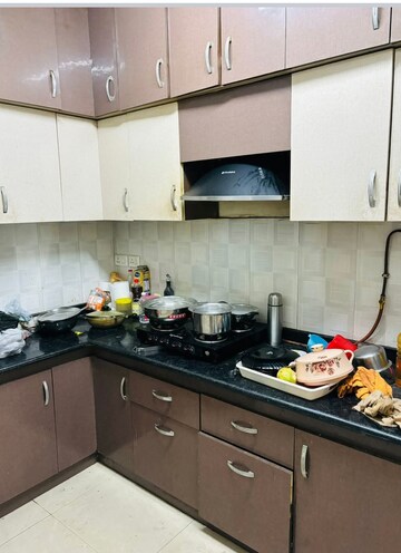 Kitchen in 3 BHK Apartment at Shri Radha Sky Gardens, Sector 16b Greater Noida – for Rent