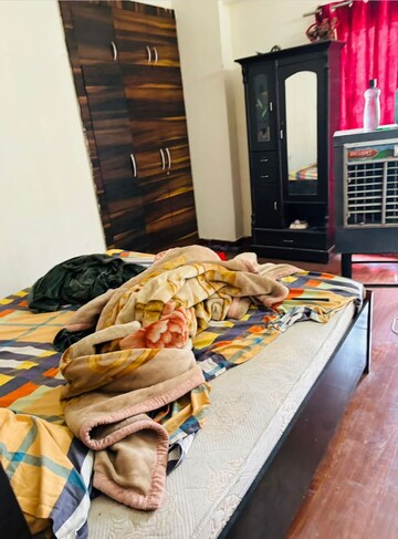Bedroom in 3 BHK Apartment at Shri Radha Sky Gardens, Sector 16b Greater Noida – for Rent