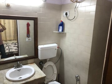 Bathroom in 2 BHK Builder Floor at Kailash Colony – for Rent