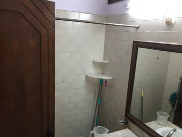 Bathroom in 2 BHK Builder Floor at East Of Kailash – for Rent