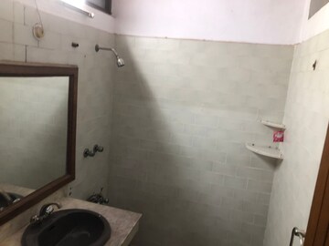 Bathroom in 2 BHK Builder Floor at East Of Kailash – for Rent
