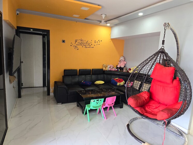 Living Room, hill-view-chs-haware-city 3 Bedroom 1050 Sq.Ft. Apartment In Haware City Thane 7978665