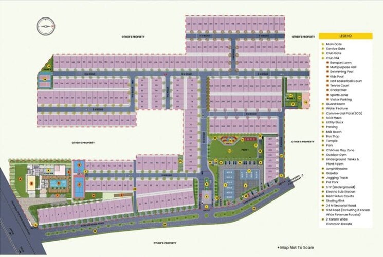 Exterior View, m2k-olive-greens  120 Sq.Yd. Plot In Sector 104 Gurgaon 7978682