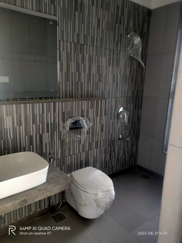 Bathroom in 3 BHK Apartment at Shapoorji Pallonji Vicinia, Powai – for Rent