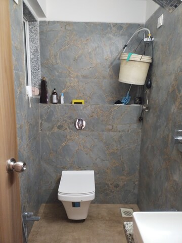 Bathroom in 1 BHK Apartment at Hiranimanthan Shree Ganesh Krupa CHS, Kurla East – for Rent