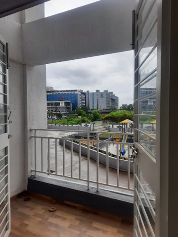 Balcony in 3 BHK Apartment at Vardhaman Moonstone, Tathawade – for Rent