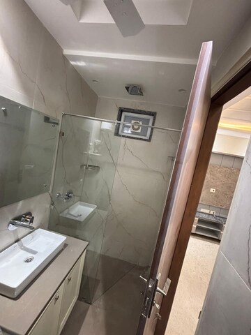 Bathroom in 2 BHK Builder Floor at Lajpat Nagar I – for Rent