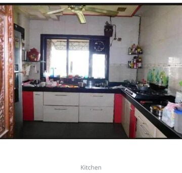 Kitchen in 2.5 BHK Apartment at Neelkanth Greens, Manpada – for Rent
