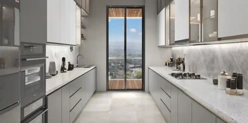 Kitchen in 3 BHK Apartment at 4S The Aurrum, Sector 59 – for Sale