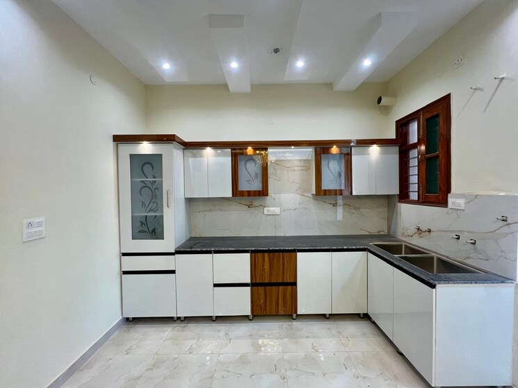 Kitchen, chandigarh airport 3 Bedroom 950 Sq.Ft. Builder Floor In Chandigarh Airport Chandigarh 7979043