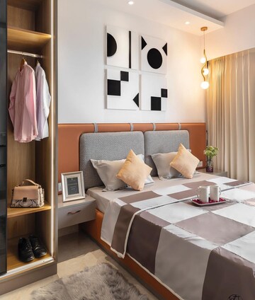 Bedroom in 2 BHK Apartment at Rohan Tarang, Wakad – for Rent