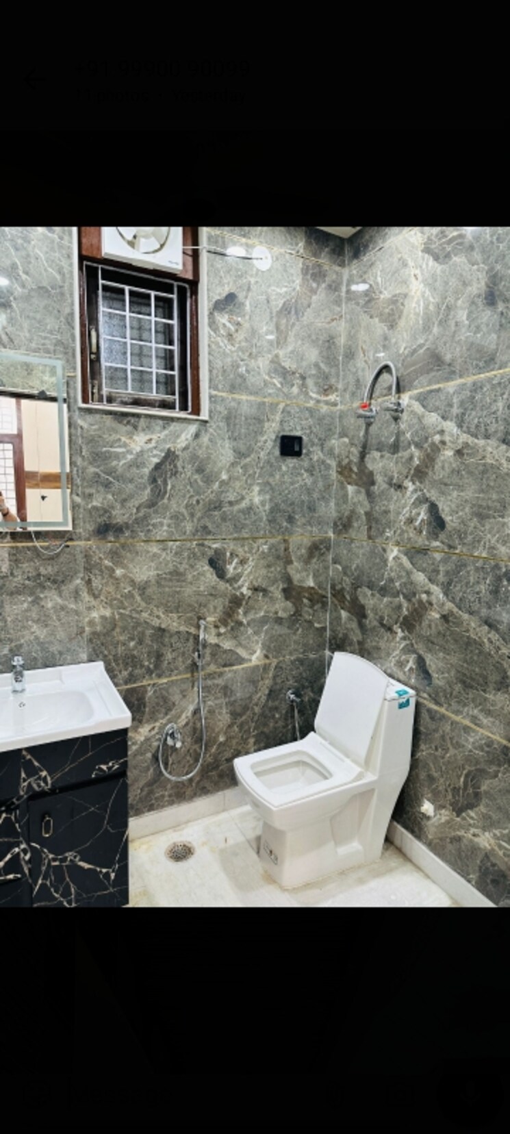 Bathroom, mks-la-royale 3 Bedroom 1450 Sq.Ft. Builder Floor In Indrapuram Ghaziabad 7979133