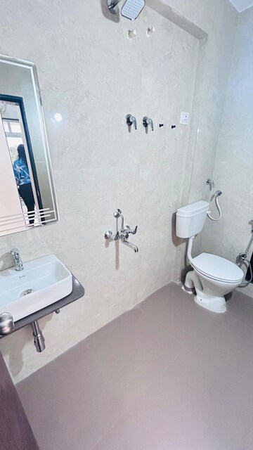 Bathroom in 2 BHK Apartment at Raj Shreeji Iconic, Badlapur East – for Sale