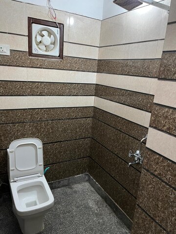 Bathroom in 1 BHK Builder Floor at Freedom Fighters Enclave – for Rent