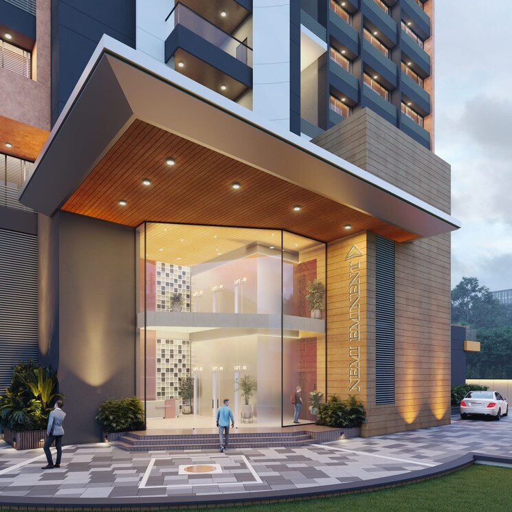 Exterior View, new city light Commercial Office Space 400 Sq.Ft. In New City Light Surat 7979325