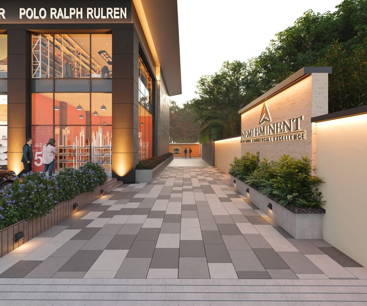 Exterior View, new city light Commercial Office Space 400 Sq.Ft. In New City Light Surat 7979325