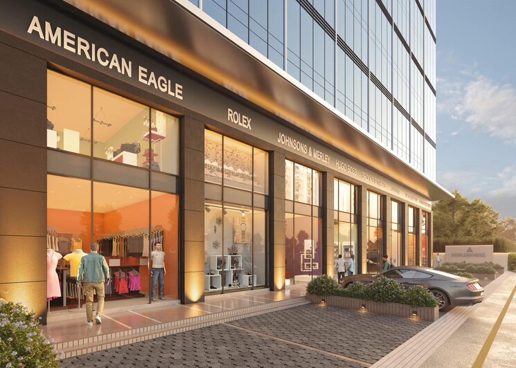 Exterior View, new city light Commercial Office Space 400 Sq.Ft. In New City Light Surat 7979325