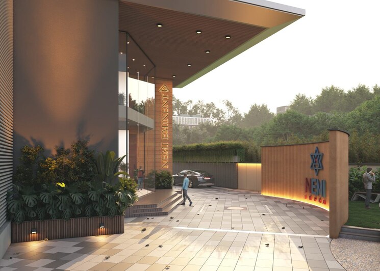 Exterior View, new city light Commercial Office Space 400 Sq.Ft. In New City Light Surat 7979325